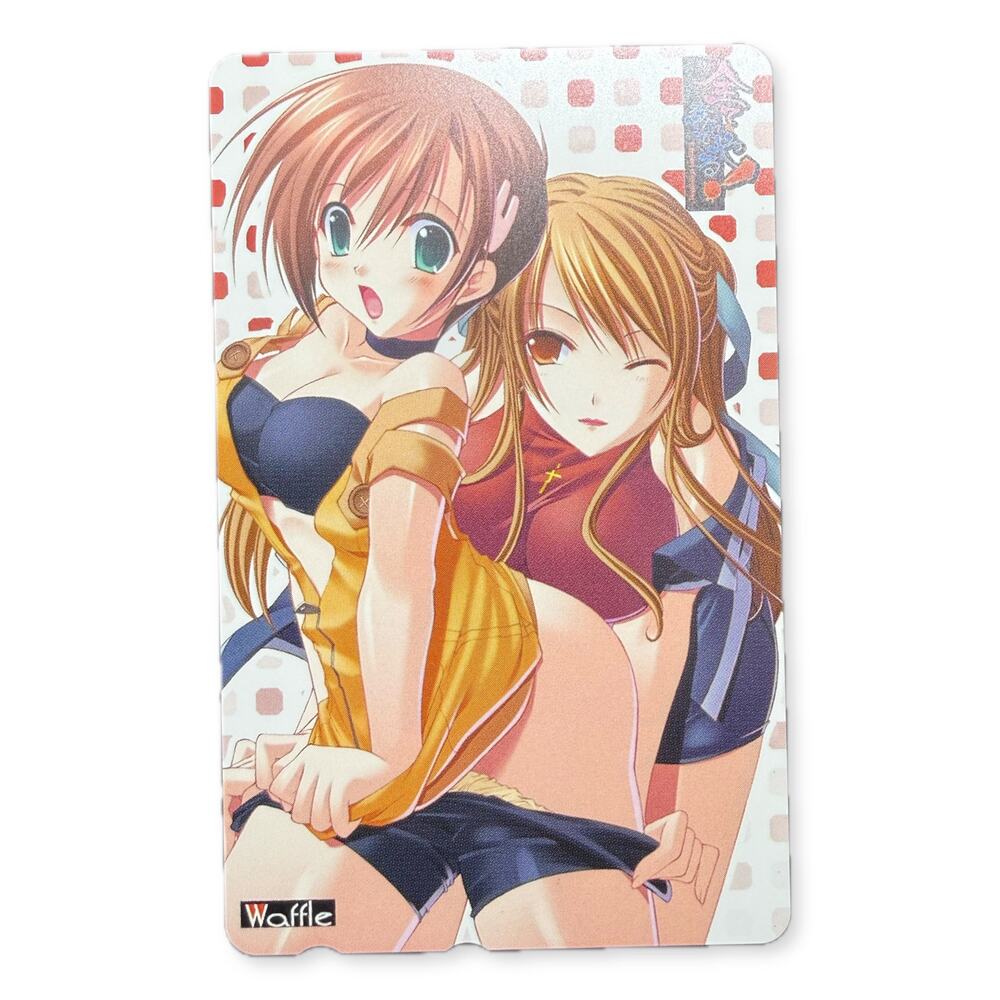 Subete Ubatte Yaru! Waffle Unused Japanese Telephone Card (Teleca)